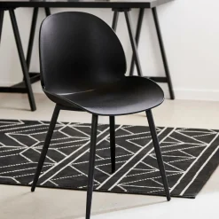 FREYA Sedia Da Pranzo Nero|CASA Online