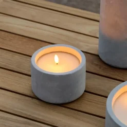 FUEGO Candela A LED Solare Grigio Chiaro|CASA Best