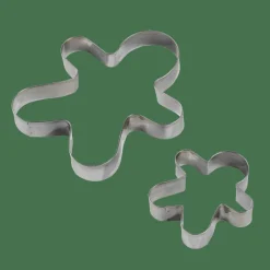 GINGERBREAD Stampini Set Di 2 Argentato|CASA Clearance