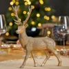 GOLD DEER Decorazione Soprammobile Dorato|CASA Best