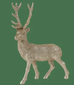 GOLD DEER Decorazione Soprammobile Dorato|CASA Best