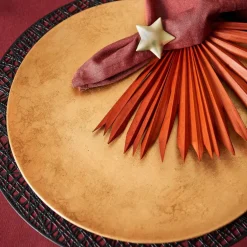 GOLDFOIL Piatto Decorativo Dorato|CASA Hot