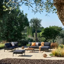 HANNA Lounge Poltr Ad Angolo Nero|CASA Discount