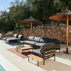 HANNA Sdraio Lounge Nero|CASA New