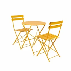 IMPERIAL Set Bistro Rotondo Giallo|CASA Online