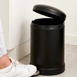 INDUSTRIA Pattumiera A Pedale 5 L Nero|CASA Sale
