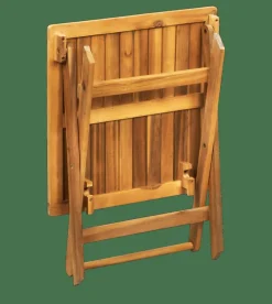 JOSHUA Tavolo Pieghevole Marrone|CASA Clearance