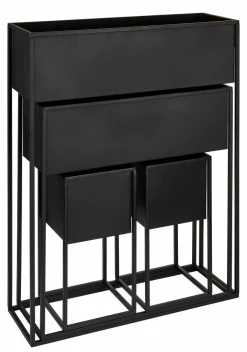 LARGO Vaso Per Piante Nero|CASA Clearance