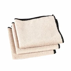 LAURENT Strofinaccio Set Di 3 Marrone|CASA Outlet