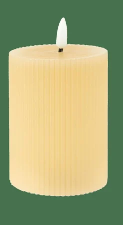 LED Candela Con Luci Led Marrone|CASA Outlet