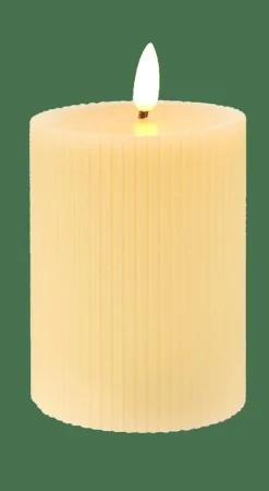 LED Candela Con Luci Led Marrone|CASA Outlet