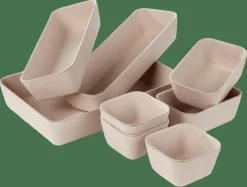 LINOSTORE Cestini Portatutto Per Cassetto Beige|CASA Discount