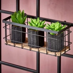 MODULAR Cesto Di Metallo Nero|CASA Best