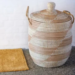 MODULAR SAND Cesto Di Metallo Beige|CASA Online