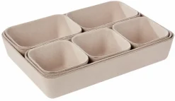 MODULAR SAND Cesto Di Metallo Beige|CASA New