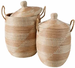 MODULAR SAND Cesto Di Metallo Beige|CASA New