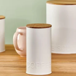 NAGINI Contenitore Capsule Caffè Bianco, Naturale|CASA New