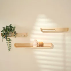 NOMA Scaffale Pensile S/3 Naturale|CASA