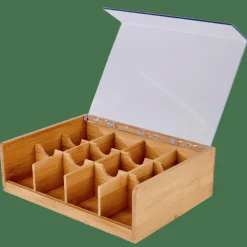 PANDA Scatola Per Tè 12 Scomp. Naturale|CASA Discount