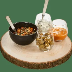 PAULO Piatto Di Legno Marrone|CASA Hot