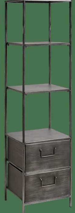 PHARMA Scaffale Da Parete Con 2 Cassetti Nero|CASA Discount