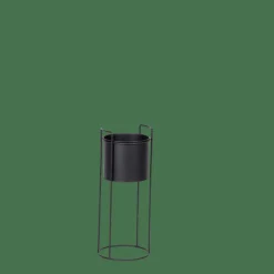 PLUTO Vaso Per Piante Nero|CASA