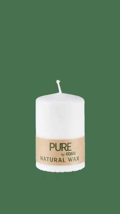 PURE Candela Cilindrica Bianco|CASA New