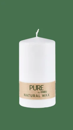 PURE Candela Cilindrica Bianco|CASA New