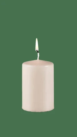 PURE Candela Cilindrica Marrone Chiaro|CASA Outlet