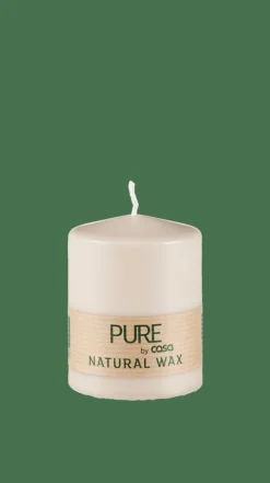 PURE Candela Cilindrica Marrone Chiaro|CASA