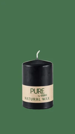 PURE Candela Cilindrica Nero|CASA