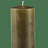 PURE Candela Cilindrica Verde|CASA Outlet