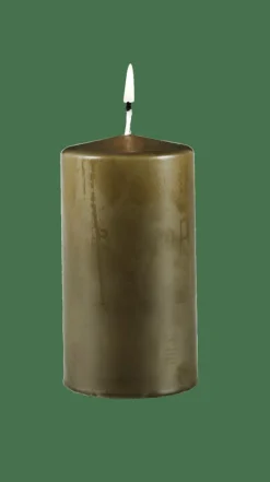 PURE Candela Cilindrica Verde|CASA Outlet