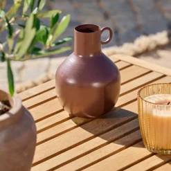 RONDO Vaso Marrone Scuro|CASA Sale