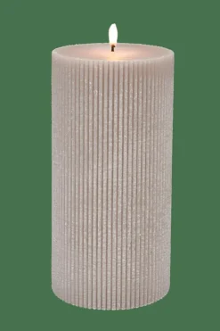 RUSTIC Candela Ondulata Grigio|CASA Outlet