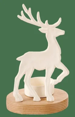 SCANDY DEER Portalumini Bianco, Naturale|CASA Best