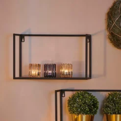 SHORP Scaffale Pensile Nero|CASA New