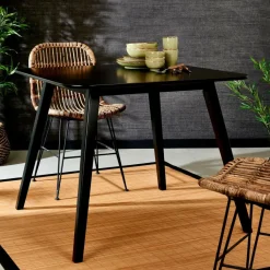 SUMATRA Sedia Da Pranzo Nero, Marrone|CASA Sale