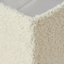 TEDDY Cesto Pieghevole Bianco Antico|CASA Sale