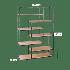TRAPP Scaffale Da Parete Nero|CASA Clearance