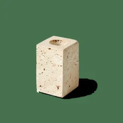 TRAVERTIN Portacandela Naturale|CASA