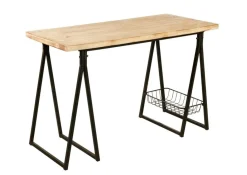 TRETO Scrivania Nero, Marrone|CASA Hot