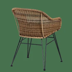 VIENNA Sedia Da Pranzo Nero, Naturale|CASA Best