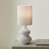 WHITESTONE Lampada Tav+paralume E27 Bianco Antico|CASA Outlet