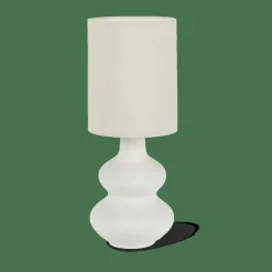 WHITESTONE Lampada Tav+paralume E27 Bianco Antico|CASA Outlet