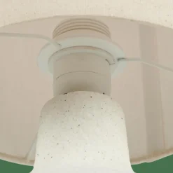 WHITESTONE Lampada Tav+paralume E27 Bianco Antico|CASA Outlet