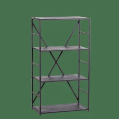 XAVIER Scaffale Da Parete Nero|CASA