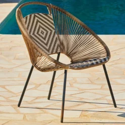 YUMA Sedia Lounge Naturale|CASA New